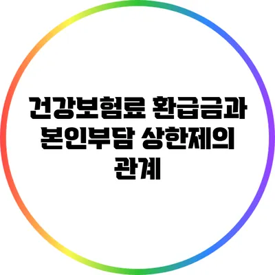 건강보험료 환급금과 본인부담 상한제의 관계