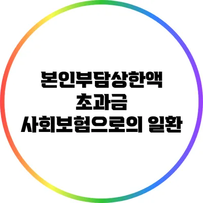 본인부담상한액 초과금: 사회보험으로의 일환