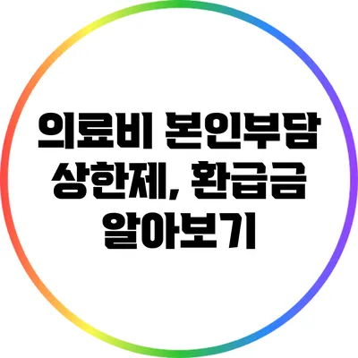 의료비 본인부담 상한제, 환급금 알아보기