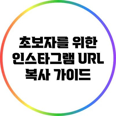 초보자를 위한 인스타그램 URL 복사 가이드