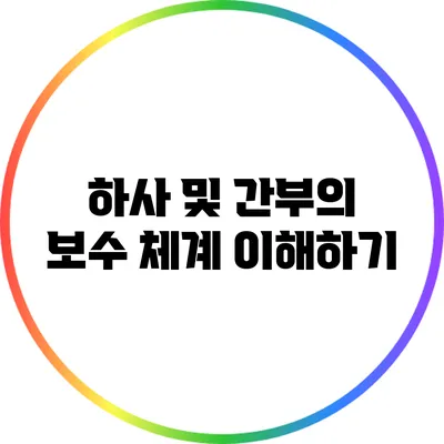 하사 및 간부의 보수 체계 이해하기